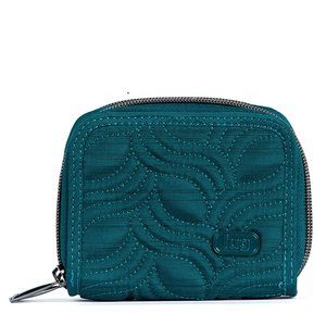 Lug RFID-Blocking Splits Compact Wallet, Teal